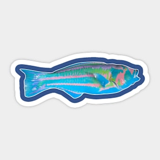 Colorful fish Sticker